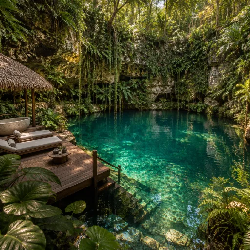 Cenotes en México y Riviera Maya para viajeros que aman el lujo