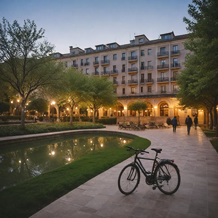 Elegir un hotel de lujo cerca del parque de la Media Luna en Pamplona